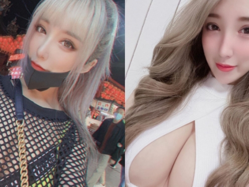 走一個欠抓風格！性感小惡魔「蔡瑛紋」透視網衣深溝爆乳若隱若現