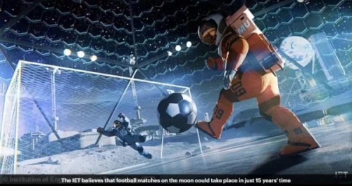 月球足球賽可能在2035年舉辦