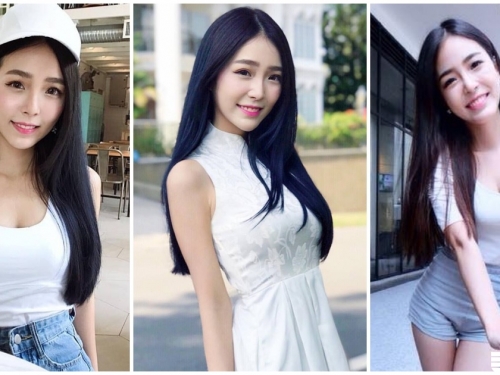 大馬高顏值美乳正妹！低胸裝「乳量又飽又滿」，一露腿就讓人流口水！