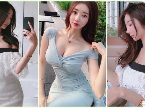 超氣質！「高顏值美乳妹」甜美笑容太犯規！滿滿的「誘惑視角」畫面有夠養眼…