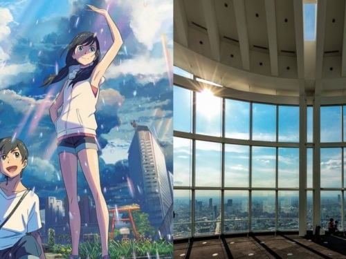 高度還原！新海誠電影《天氣之子》動畫場景也在東京，網友：連塗鴉牆都一模一樣...