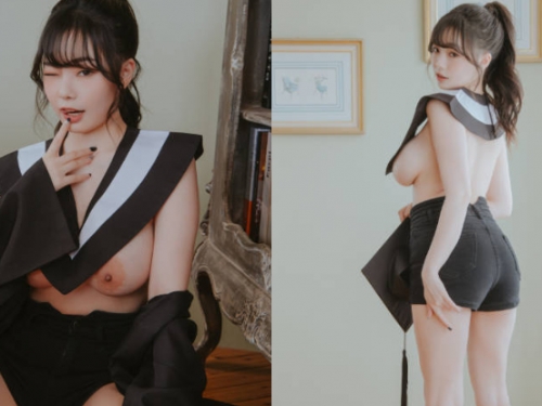 畢業生「苡昕Slivia」空教室求歡，「粉嫩巨乳」敞開大人的性愛大門！