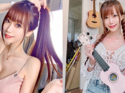 美腿麻豆「Micky」防疫練出新技能！「烏克麗麗」自彈自唱超圈粉