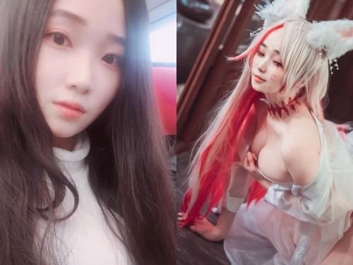 清純的反差！韓國白肌妹純情面容「暗藏胸器」，大奶狐狸妖氣四溢！