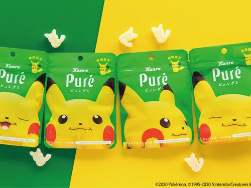 叫人怎麼捨得吃！日本人氣軟糖PURE推出「皮卡丘」超萌軟糖，限定包裝收服你的心