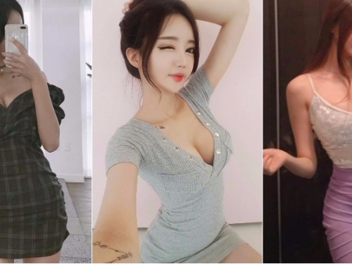 乳力發威！妹子「雙奶爆發」深溝快要不見底…又大又暖還不快來暖暖手！