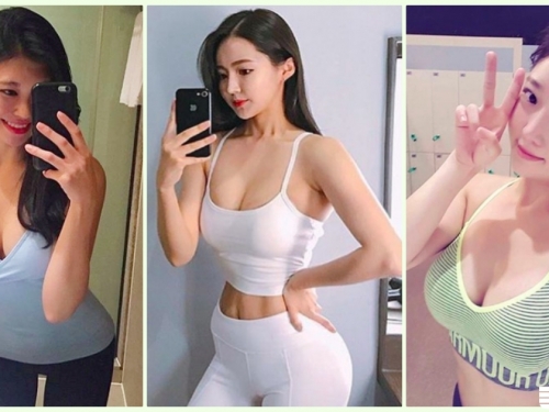 運動了啦！極品「健身房奶妹」乳量有夠迷人！「超邪惡傳送門」你上車了沒…