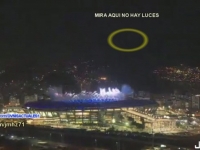 外星人也看奧運？煙花視頻現巨型三角UFO