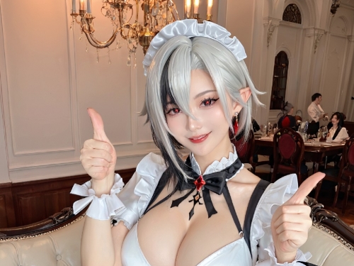 Arlecchino&amp;maid (genshin impact)