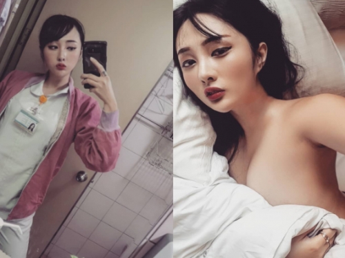 護理師之力！最性感白衣天使「黃靜」露渾圓蜜桃　用性感打擊病菌