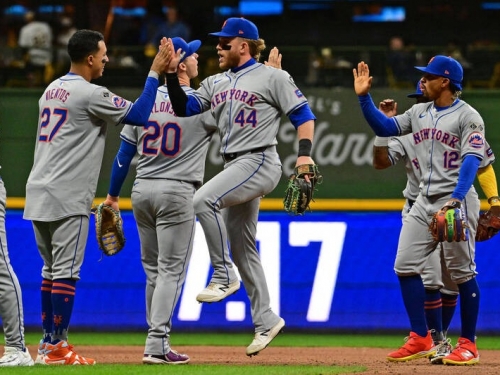 MLB》關鍵5分大局！大都會兇猛火力「下剋上」釀酒人 外卡賽聽牌