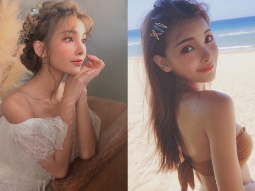 殺傷力太強！「麥麥Renee」臉蛋小巧眼神超勾魂，緊緻美體讓人一眼就理智失守！