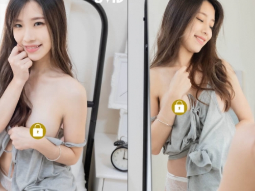 甜美女兒「茵茵」賴床掉美乳，老爸每日「特製熱狗」叫醒充電！