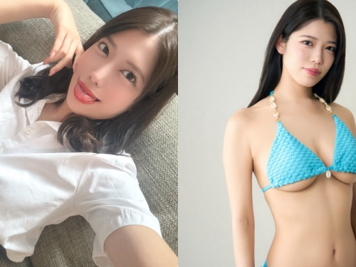 有纖腰和G罩杯巨乳的兼職泳裝麻豆，「高挑好比例」超級吸睛！