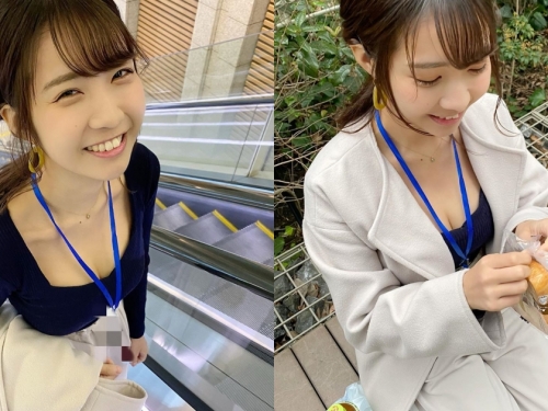 公司女同事太可愛！「超甜笑容」讓人心動，跟著外出用餐「上帝視角」根本賺到！