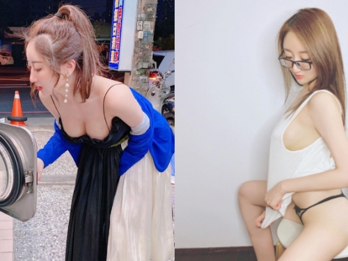 洗衣店巧遇爆乳性感甜心「Minnie 妮妮」　身上的那件也會脫下來洗嗎？