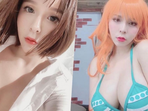 H奶超兇真人版娜美「Mandi香菱」，大長輩快撐爆比基尼！