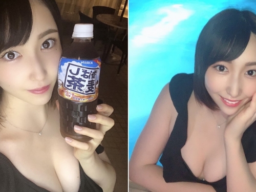 白晰美乳解放！　E罩杯果汁店女孩「本上麥」SOD專屬出道！
