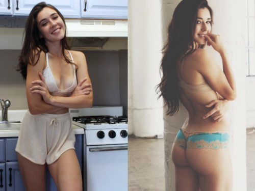 好擠喔！「美乳妹」雙臂一夾奶球集中托高送到眼前　網友：形狀好立體