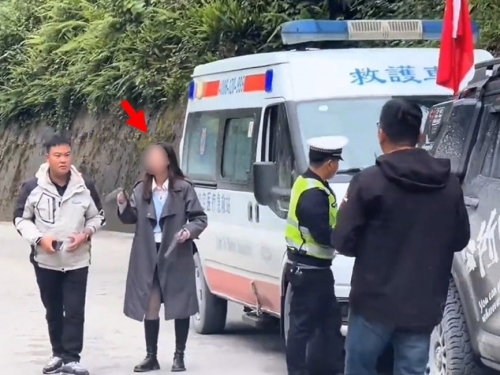 超狂救護車響警笛猛超車！ 竟載短裙妹出遊身分「全是假」