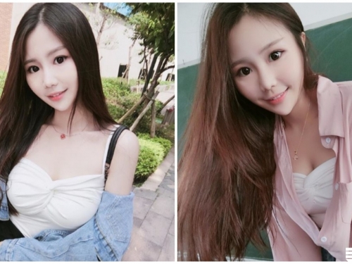 這位老師很可以！美乳正妹黑板前展現深溝，兇兇的畫面讓學生都好認真！