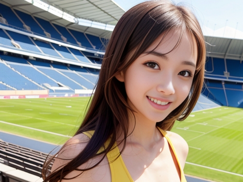 AI生成美女~summer playground
