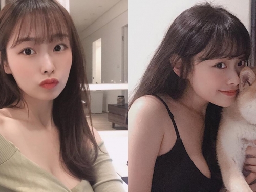 好想當她的狗！美乳正妹「湘湘」差點直播事故 平口上衣被狗扯開點閱數狂飆！