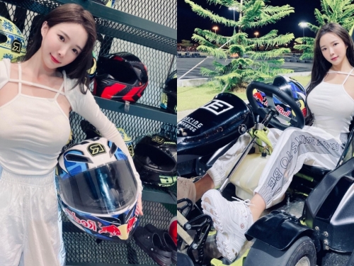 超火辣的「正妹賽車手」出沒！前凸後翹還有小蠻腰，誰不想跟她PK一場！