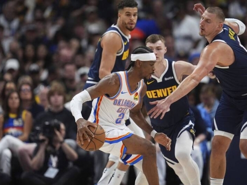 NBA季後賽》打鐵大戰寫超難堪歷史紀錄！雷霆碎金塊2：2追平系列賽