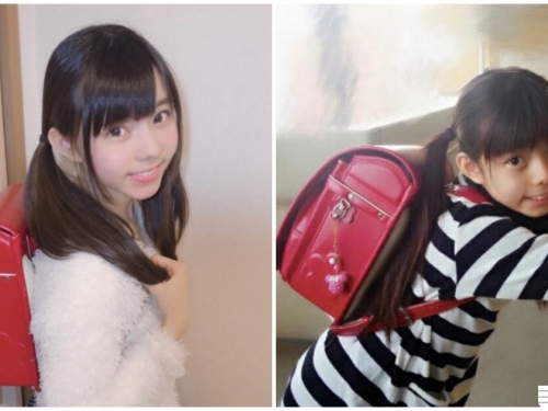 可愛正妹「超童顏臉蛋」，背書包模樣讓人只想「抱緊處理」！