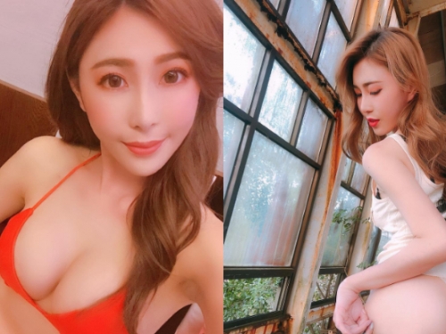 狂曬偷拍視角！「黃艾比Abbie Huang」結合一身爆點直接包軌，有股想掐她屁股的衝動！
