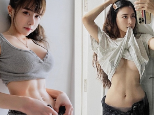 真腰瘦！越南正妹掀衣辣曬「精實馬甲線」順勢掉出「飽滿南半球」辣翻