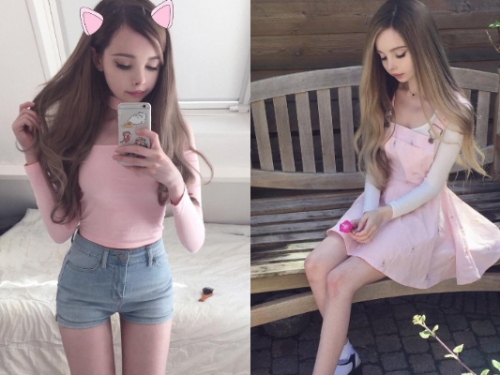 真人版洋娃娃！正妹蘿莉「精緻童顏」不科學　傻甜萌樣讓人忍不住想疼愛
