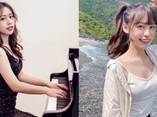 清大音樂研究所「祝晨瑄」氣質滿分　彈鋼琴的模樣讓人戀愛