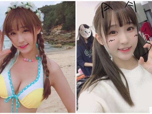超卡娃依「萌萌小蘿莉」！可愛外表下「身材超兇」，隱乳系太令人融化！