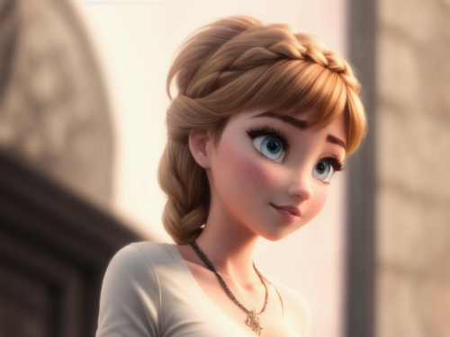 Aaliyah Illustration AI-211 ❤Frozen-Elsa❤