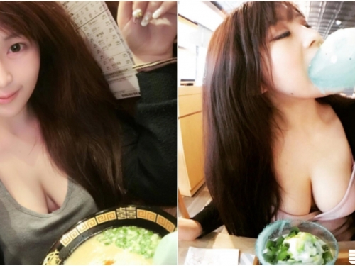 一蘭拉麵「白嫩大奶妹」好美味！食物配鮮奶的「畫面超衝擊」！誰看了受得了啦