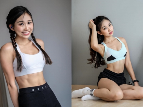 表特正妹「JTNG」迷人燦笑電暈網友！轉當健身網美大成功　掀起衣服「川字腹肌」超驚人