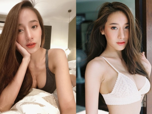 太大包不住！學霸正妹「PICHANA YOOSUK」上衣崩壞　白嫩「渾圓北半球」胸猛彈出