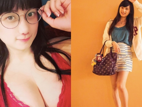 清純奶妹「李霖Sarina」愛心滿滿，日常穿搭小心機「深邃溝溝」跑出來啦～