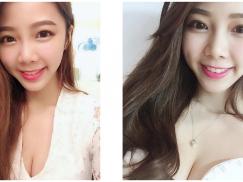 「隱乳系」甜美正妹衣服底下超有料！性感低胸襯衫讓「乳浪深溝」原形畢露啦！