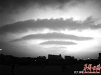 湖南科大驚現「Wifi雲」　網友：掏出手機連了沒?