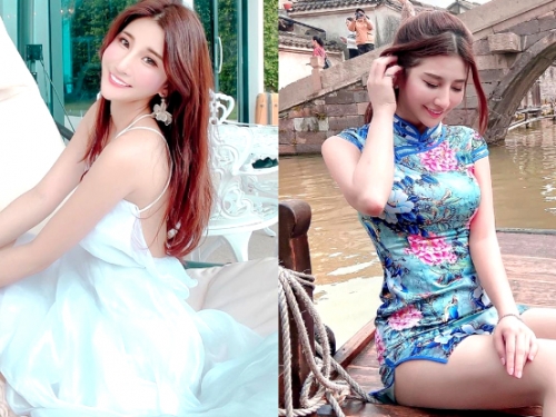 內外兼具！氣質音樂才女「小乖Patty」完美體態凹凸有致，穿合身旗袍更顯高雅又性感！