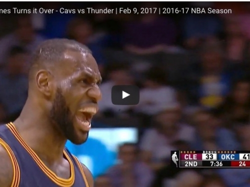 [影片]詹皇怎麼了？ 灌籃一糗再糗還假摔 強勢問鼎俠客傻球！