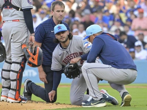 MLB》被大谷翔平強襲球直擊！太空人強投自嘲老了：他完全不同等級