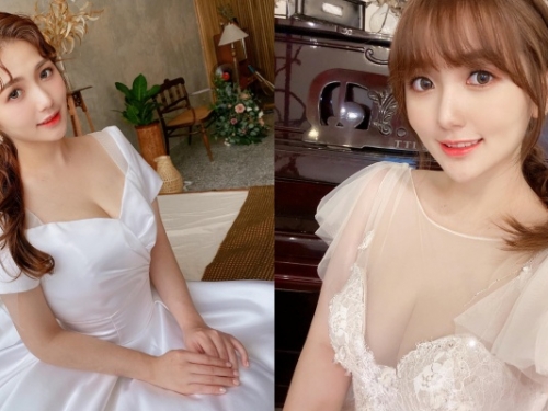 你是她的新郎嗎？正妹「莫葵」曬「婚紗造型」　仙氣爆棚迷倒上千網友