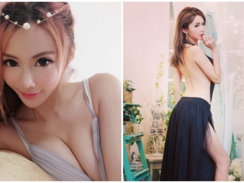 「爆乳小妖精」大露性感美背！火辣身材與魅惑笑容把你電的全身酥嘛！