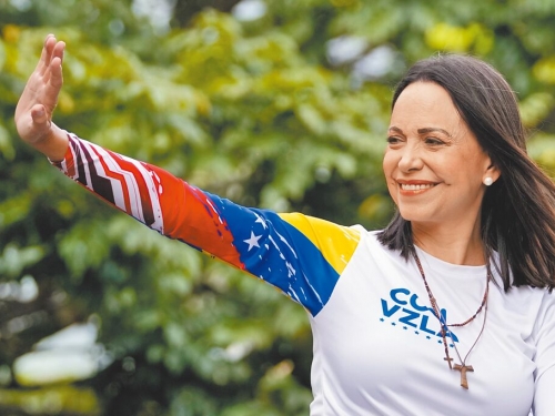 委內瑞拉女鬥士 獲諾貝爾和平獎