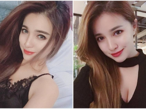 女人味十足的正妹LenaMia，黑色毛衣下有「火辣豐滿美乳」！