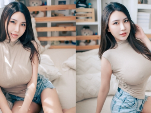 有穿像沒穿！巨乳教練「無罩」狀態讓胸前兩顆凸起太犯規